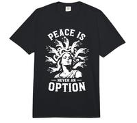 La Paz Nunca Es una Opción - Diseño de Medusa Comfort Colors Adult Heavyweight T-Shirt