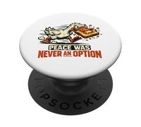 La Paz Nunca fue una opción Divertida Mascota de Ganso PopSockets PopGrip Adhesivo