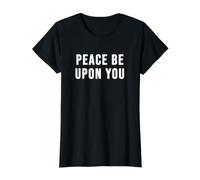 La Paz Sea contigo Camiseta gráfica económica, Mujer, Negro, XL