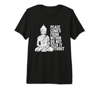 La Paz Viene del Interior: no la busques sin Cita de Buda Camiseta Premium