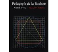 La Pedagogia De La Bauhaus