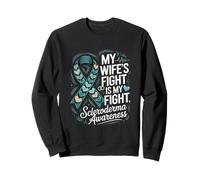 La pelea de mi esposa es mi lucha con conciencia de Sudadera