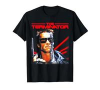 La película clásica de Terminator Película de Ciencia ficción Cybernetic Gamer Camiseta, Hombre, Negro, 3XL