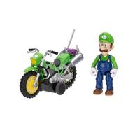 La película Super Mario Galaxy - Figura de 6 cm con Motocicleta de Retroceso - Luigi