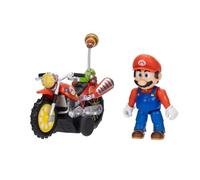 La película Super Mario Galaxy - Figura de 6 cm con Motocicleta de Retroceso - Mario
