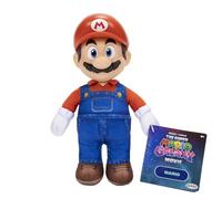 La película Super Mario Galaxy - Peluche de 23 cm - Mario | Jakks Pacific - Peluche con cabeza esculpida de Roto, juguete coleccionable de Nintendo, 3+