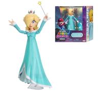 La película Super Mario Galaxy - Serie de Figuras de 13 cm - Figura de Rosalina con Accesorios Varita y Base