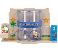 La película Super Mario Galaxy - Set Diorama Estación Espacial con Figuras de 4 cm de Princesa Peach y Capitán Toad Exclusivo