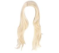 La peluca de cosplay, Peluca amarilla de Elsa de Frozen (sin adornos ni prendas)