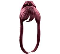 La peluca de cosplay, Peluca de cosplay for Akali de League of Legends (sin adornos ni prendas)