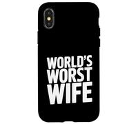 La Peor Esposa del Mundo Humor sarcástico Divertido Carcasa para iPhone X/XS