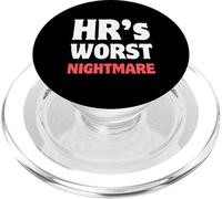 ¡La Peor Pesadilla de HR! Divertido despido, última Advertencia y Personal PopSockets PopGrip para MagSafe
