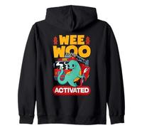 La pequeña Aventura en camión de Bomberos de Wee Woo Squad Fire Sudadera con Capucha