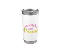 La pequeña princesa de mamá Vaso térmico de acero inoxidable de doble pared