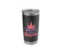 La pequeña princesa de papá Niña Hija Vaso térmico de acero inoxidable de doble pared