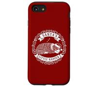 La pequeña servilleta de Papá Noel, Pastor Australiano Navidad Carcasa para iPhone SE (2020) / 7/8