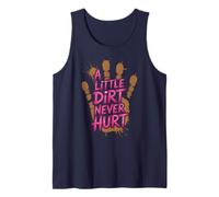 La pequeña Suciedad no Hace daño a Mud Run Mudder Queen Mudding Kid Camiseta sin Mangas
