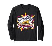 La persistencia Ante la perfección. Cita Motivacional Manga Larga