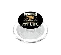 La Pesca es el Latido de mi Vida Pesca PopSockets PopGrip para MagSafe