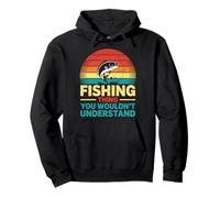 La pesca es mi lugar feliz que no entenderías pescador Sudadera con Capucha