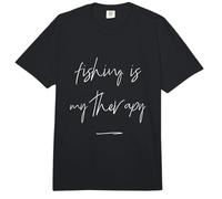 La Pesca es mi Terapia | Funny Fisherman Fishing Lovers Comfort Colors Adult Heavyweight T-Shirt