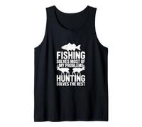 La Pesca Resuelve la mayoría de mis Problemas Camiseta sin Mangas