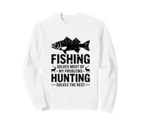 La Pesca Resuelve la mayoría de mis Problemas Sudadera