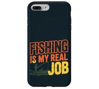 La pesca vintage es mi verdadero trabajo - Divertido pescador al aire libre Carcasa para iPhone 7 Plus/8 Plus
