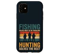 La pesca y la caza resuelven mis problemas Terapia al aire libre Carcasa para iPhone 11