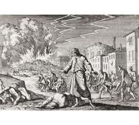 La peste bubónica en Nápoles Italia 1656. Se estima que ha matado a alrededor de 150 000 o la mitad de la población de la ciudad. Después de una impresión del siglo XVII por Caspar Luyken. Ken Welsh