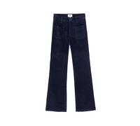 LA PETITE ETOILE Pantalón bootcut con estampado de leopardo SONNY. Color Azul Marino