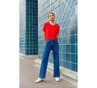LA PETITE ETOILE Vaquero mom denim stretch ZEPHYR. Color Denim Lavado