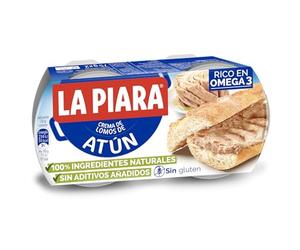 LA PIARA - CREMA DE LOMOS DE ATÚN 100% NATURAL 2x75GR