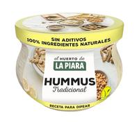 LA PIARA Original Hummus El Huerto de LA PIERA - Pack de 4 unidades (200 g)