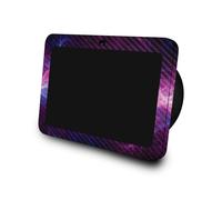 La piel de fibra de carbono compatible con Amazon Echo Show 8 (3ra Gen 2023) - Energa cruda - Cubierta de calcomana protectora de vinilo 3M Premium