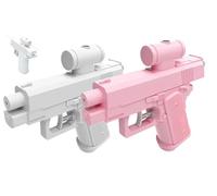 La Pistola ad acqua bidirezionale Mischief è un giocattolo Divertente per grandi e piccini, Perfetto per aggiungere un'atmosfera giocosa e maliziosa Alle Feste in Piscina. (Rosa+Blanco)