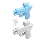 La Pistola ad acqua bidirezionale Mischief è un giocattolo Divertente per grandi e piccini, Perfetto per aggiungere un'atmosfera giocosa e maliziosa Alle Feste in Piscina. (Blanco Azul)