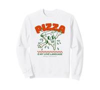 La Pizza es mi lenguaje de Amor (Gráfico Divertido) Sudadera