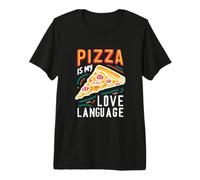 La Pizza es mi lenguaje de Amor: una porción de Pizza Lover Food Love Camiseta Premium