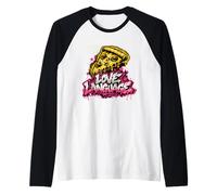 La Pizza Es Mi Lenguaje del Amor Camiseta Manga Raglan