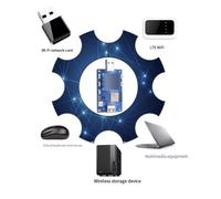 La placa de evaluación ESP32S3 USB OTG admite el módulo de placa Wi-Fi.