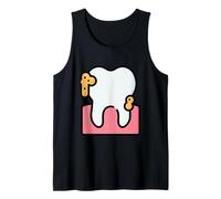 La Placa es una Bacteria de la Caries Dental Whack Camiseta sin Mangas