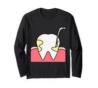 La Placa es una Bacteria de la Caries Dental Whack Manga Larga