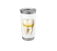 La placa es una bacteria de la caries dental Whack Vaso térmico de acero inoxidable de doble pared