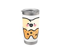 La placa es una bacteria de la caries dental Whack Vaso térmico de acero inoxidable de doble pared