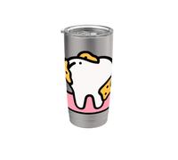 La placa es una bacteria de la caries dental Whack Vaso térmico de acero inoxidable de doble pared
