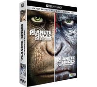 La Planète des Singes : Les origines + La Planète des Singes : L'Affrontement [Francia] [Blu-ray]