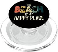 La playa es mi lugar feliz Crucero Vacaciones familiares de verano PopSockets PopGrip para MagSafe