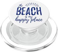 La playa es mi lugar feliz Crucero Vacaciones familiares de verano PopSockets PopGrip para MagSafe