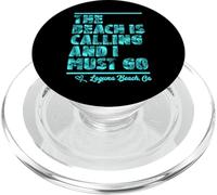 La Playa está Llamando y Debo IR Laguna Beach California PopSockets PopGrip para MagSafe